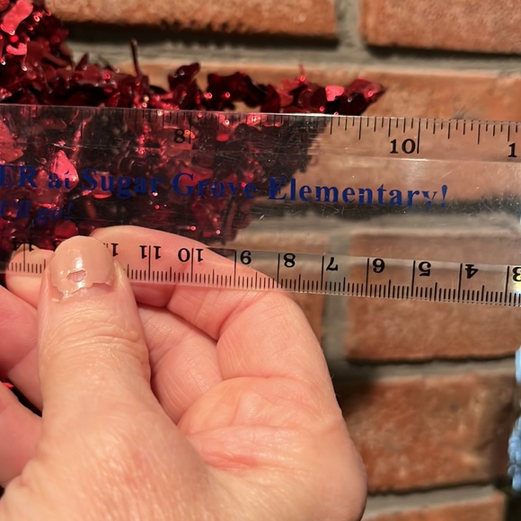 Christmas Tree Sparkly Star Topper, Red, 12”x10” - Picture 5 of 5